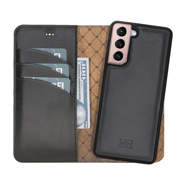 Bouletta Samsung Galaxy S22 Plus Uitneembare BookCase - Rustic Black