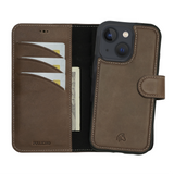 Bouletta iPhone 14 Uitneembare BookCase - Antic Coffee