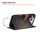 iPhone 17 Pro Uitneembare leren Wallet Case - RFID, MagSafe & Kaarthouder