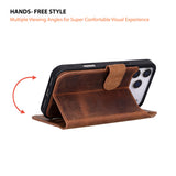 iPhone 17 Pro Max uitneembare Leren Wallet Case - RFID, MagSafe & Kaarthouder