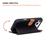 iPhone 17 Pro Uitneembare leren Wallet Case - RFID, MagSafe & Kaarthouder