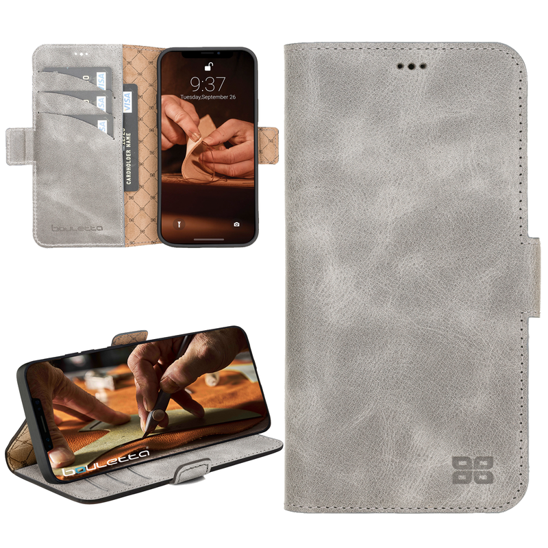 Bouletta iPhone 15 BookCase - Future Grey