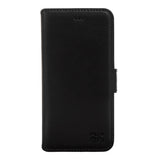 iPhone 17 Pro leren Solid Bookcase - Rustic Black