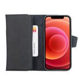 iPhone 12 Mini Uitneembare leren BookCase hoesje