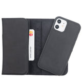 iPhone 12 Mini Uitneembare leren BookCase hoesje