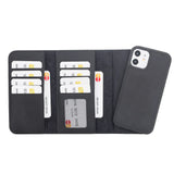 iPhone 12 Mini Uitneembare leren BookCase hoesje