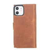 iPhone 12 Mini Uitneembare leren BookCase hoesje