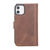 iPhone 12 Mini Uitneembare leren BookCase hoesje