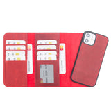 iPhone 12 Mini Uitneembare leren BookCase hoesje