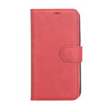 iPhone 12 Mini Uitneembare leren BookCase hoesje