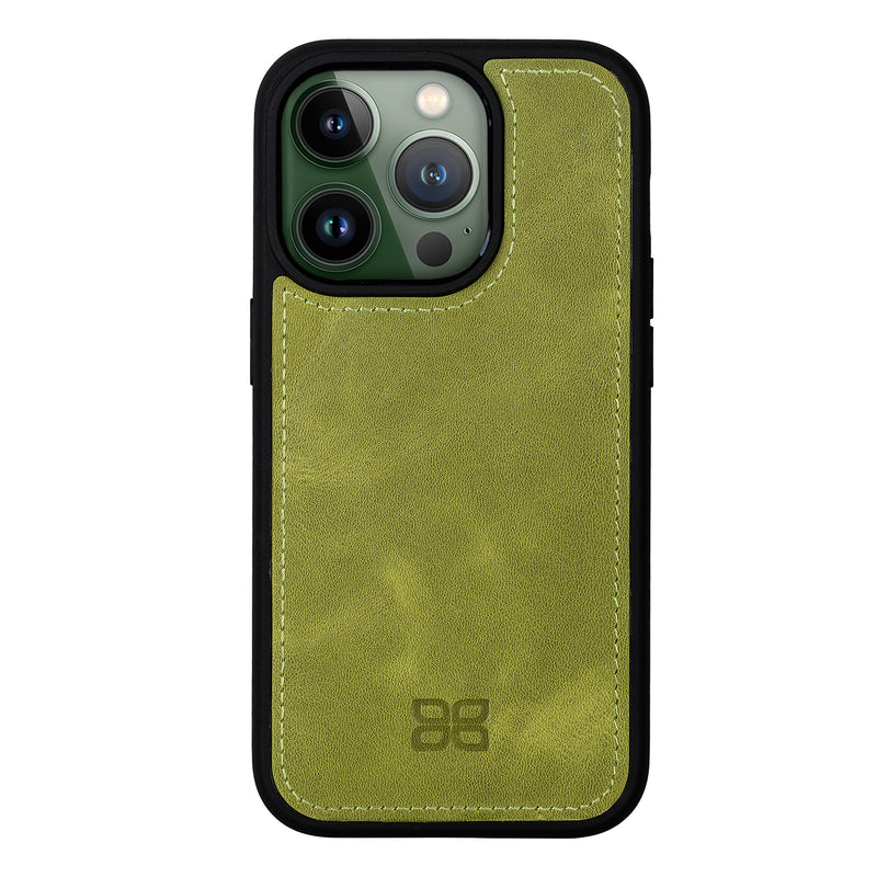 Bouletta iPhone 15 Pro Uitneembare lederen BookCase (Magsafe compatibel) - Andalusian Green