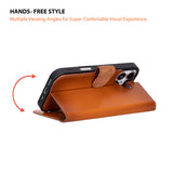 iPhone 17 Afneembare Leren Wallet Case - RFID, MagSafe & Kaarthouder