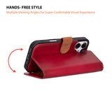 iPhone 17 Afneembare Leren Wallet Case - RFID, MagSafe & Kaarthouder