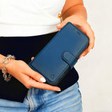 Pulledro iPhone 15 BookCase - Midnight Blue