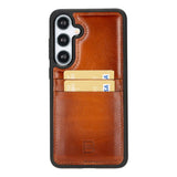 Samsung Galaxy S25 Plus Leren Hoesje met Kaarthouder Ultra Slim & Luxe Flex Cover