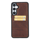 Samsung Galaxy S25 Plus Leren Hoesje met Kaarthouder Ultra Slim & Luxe Flex Cover