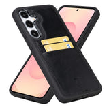Samsung Galaxy S25 Plus Leren Hoesje met Kaarthouder Ultra Slim & Luxe Flex Cover