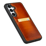 Samsung Galaxy S25 Plus Leren Hoesje met Kaarthouder Ultra Slim & Luxe Flex Cover
