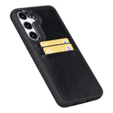Samsung Galaxy S25 Leren Hoesje met Kaarthouder Flex Cover Ultra Slim & Luxe