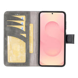 Samsung Galaxy S25 Leren BookCase Afneembaar RFID & Kaarthouder