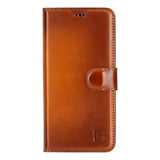 Samsung Galaxy S25 Leren BookCase Afneembaar RFID & Kaarthouder