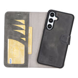Samsung Galaxy S26 Plus Hoesje Leer Uitneembare Portemonnee met Pasjeshouder & Draadloos Opladen