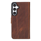 Samsung Galaxy S25 Plus Leren BookCase Uitneembaar RFID & Kaarthouder