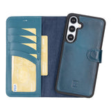 Samsung Galaxy S25 Plus Leren BookCase Uitneembaar RFID & Kaarthouder