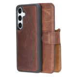 Samsung Galaxy S25 Uitneembare BookCase leren hoesje