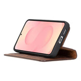 Samsung Galaxy S25 Plus Leren BookCase Uitneembaar RFID & Kaarthouder
