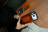 iPhone 17 Pro Max Uitneembare Leren Wallet Case - RFID, MagSafe & Kaarthouder