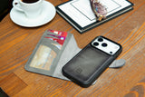 iPhone 17 Pro Max Uitneembare Leren Wallet Case - RFID, MagSafe & Kaarthouder