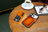 iPhone 17 Pro Max Uitneembare Leren Wallet Case - RFID, MagSafe & Kaarthouder