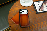 iPhone 17 Pro Max Uitneembare Leren Wallet Case - RFID, MagSafe & Kaarthouder