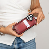 iPhone 17 leren Flex Cover Hoesje met Kaarthouder - Ultra Slim & Luxe