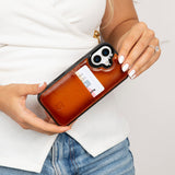 iPhone 17 leren Flex Cover Hoesje met Kaarthouder - Ultra Slim & Luxe