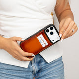 iPhone 17 Pro leren Flex Cover Hoesje met Kaarthouder - Ultra Slim & Luxe