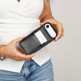 iPhone 17 Air leren Flex Cover Hoesje met Kaarthouder - Ultra Slim & Luxe