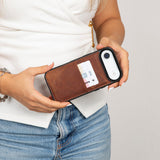 iPhone 17 Air leren Flex Cover Hoesje met Kaarthouder - Ultra Slim & Luxe