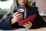iPhone 17 Pro Max Uitneembare Leren Wallet Case - RFID, MagSafe & Kaarthouder