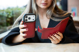 iPhone 17 Pro Max Uitneembare Leren Wallet Case - RFID, MagSafe & Kaarthouder