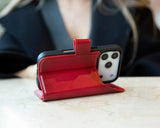 iPhone 17 Pro Max Uitneembare Leren Wallet Case - RFID, MagSafe & Kaarthouder