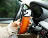 iPhone 17 Pro Uitneembare Leren Wallet Case - RFID, MagSafe & Kaarthouder