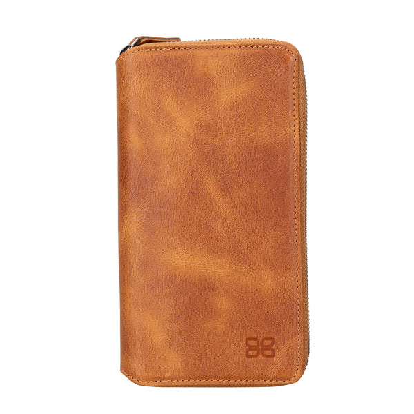 Bouletta Samsung Galaxy S23  Portemonnee BackCover met ritssluiting - Tiguan Tan