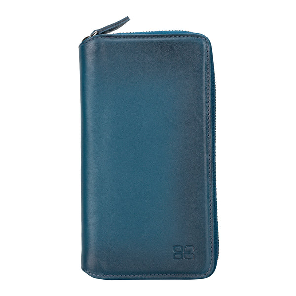 Bouletta Samsung Galaxy S23 Plus Portemonnee BackCover met ritssluiting - Midnight Blue