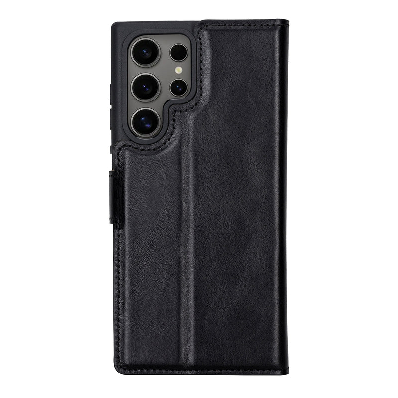 Bouletta Samsung Galaxy S24 Ultra Uitneembare BookCase - Rustic Black