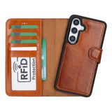 Samsung Galaxy S25 Uitneembare BookCase leren hoesje