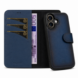 iPhone 17 Uitneembaar leren Bookcase - Midnight Blue