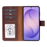 2-in-1 Luxe Lederen Hoesje Samsung Galaxy S26 Plus