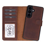 2-in-1 Luxe Lederen Hoesje Samsung Galaxy S26 Plus